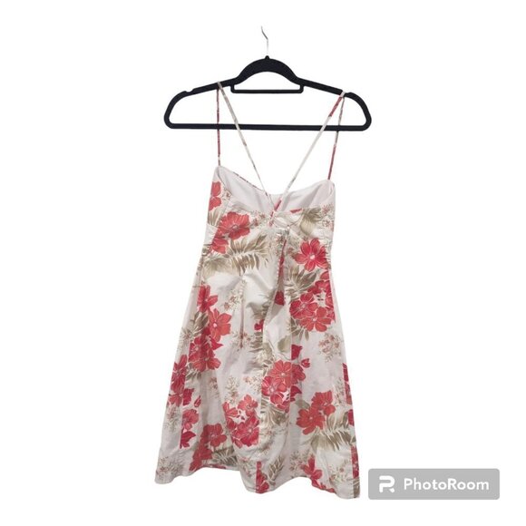 Trixxi Hawaiian Floral Mini Dress Size 7 (Medium) - Picture 2 of 6